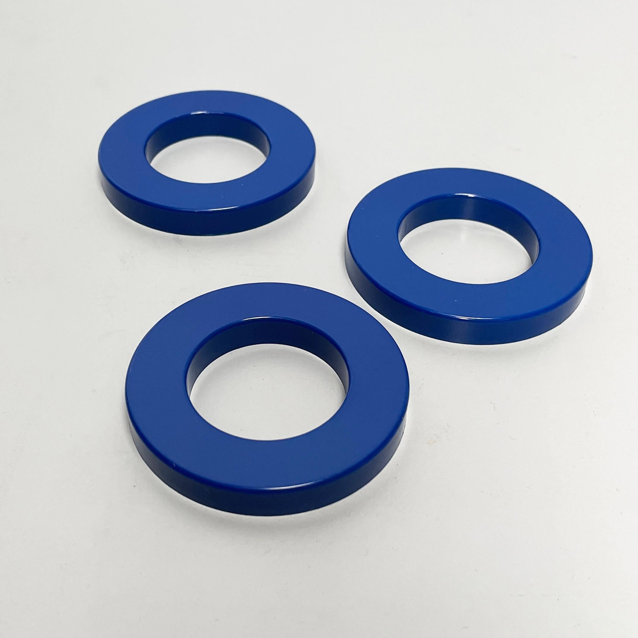 Contemporary Italian modern Blue rings for the perpetual wall calendar by Ring A Date, 2020s For Sale