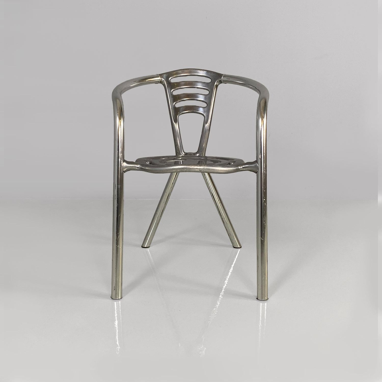 Italian modern Boulevard aluminium chairs by Ferdinand A. Porsche for Ycami 1990 For Sale 10