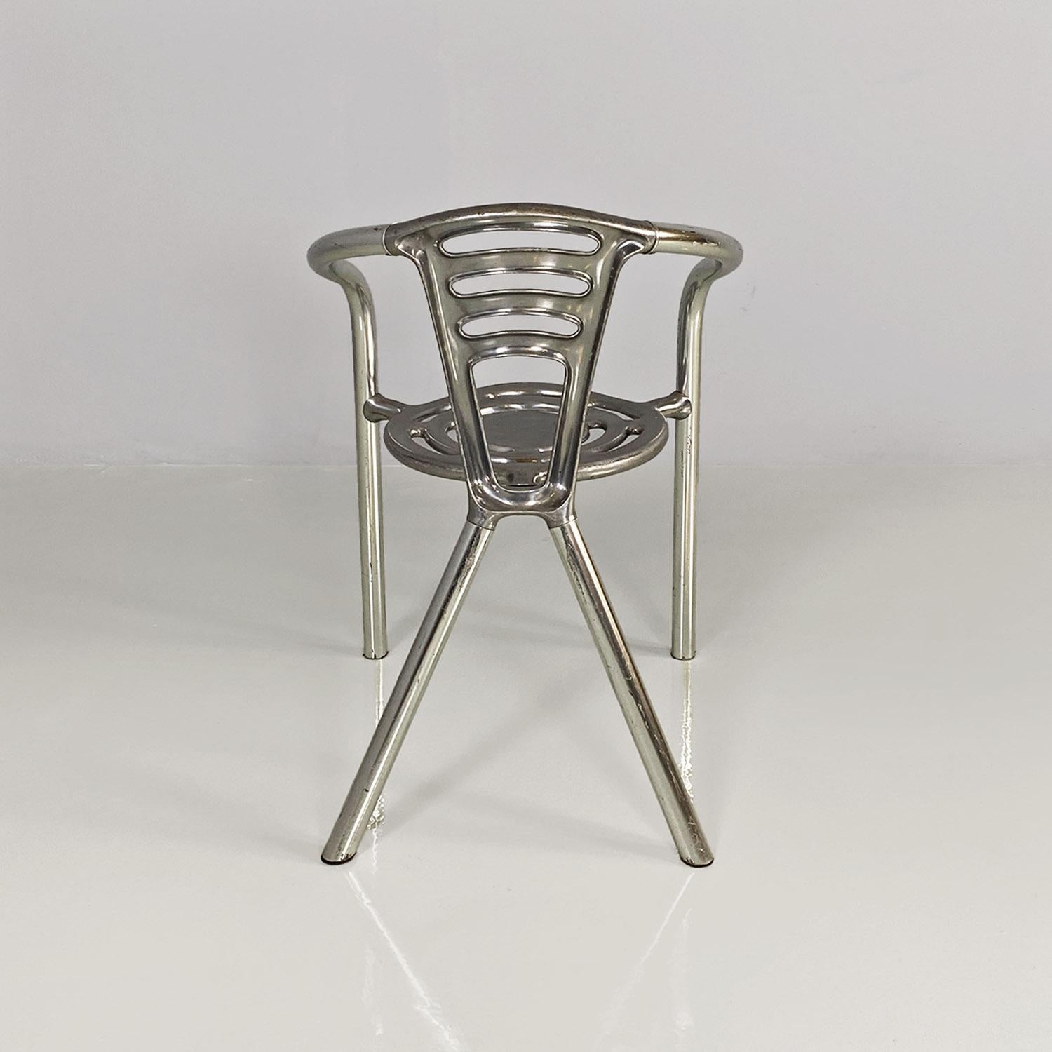 Italian modern Boulevard aluminium chairs by Ferdinand A. Porsche for Ycami 1990 For Sale 13