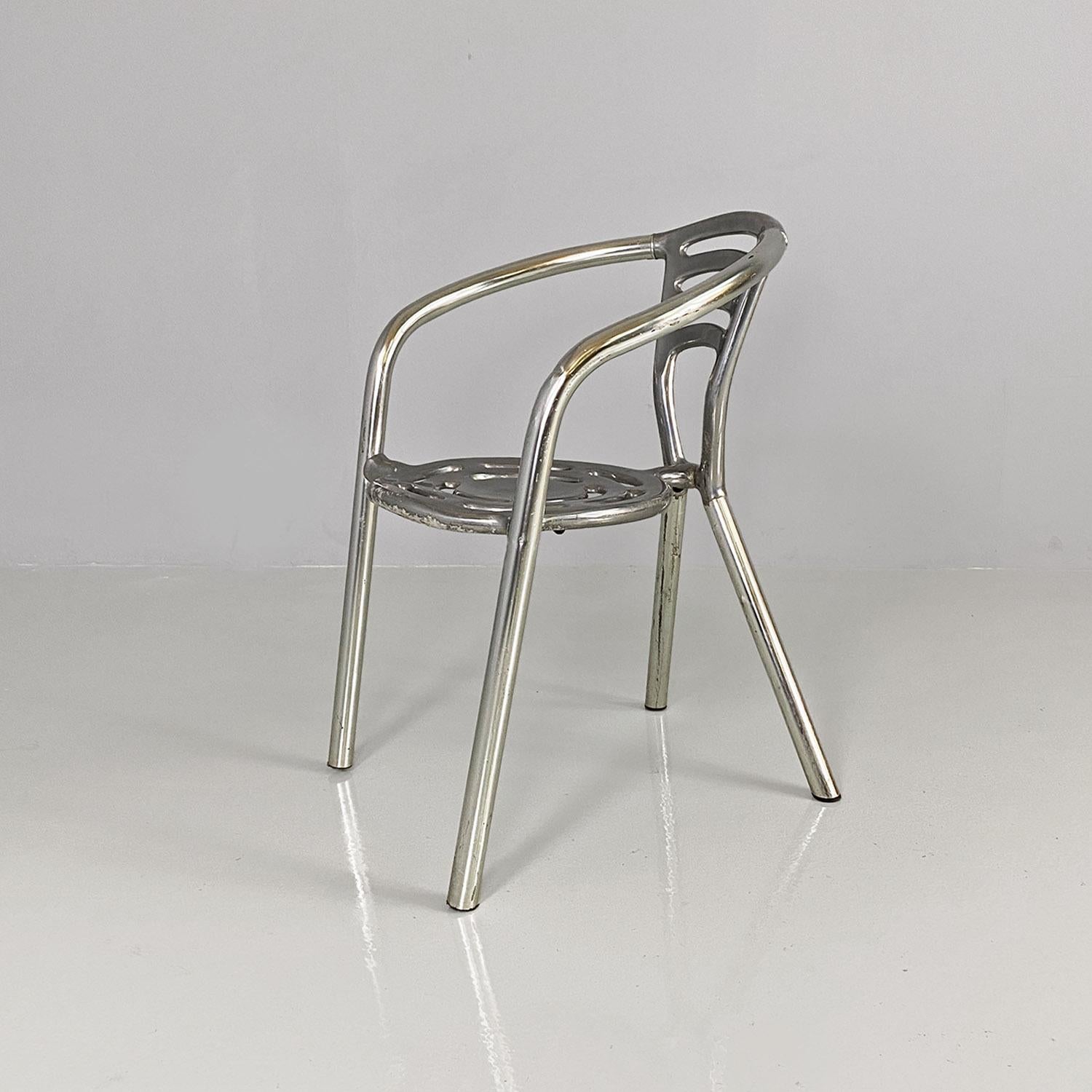 Modern Italian modern Boulevard aluminium chairs by Ferdinand A. Porsche for Ycami 1990 For Sale