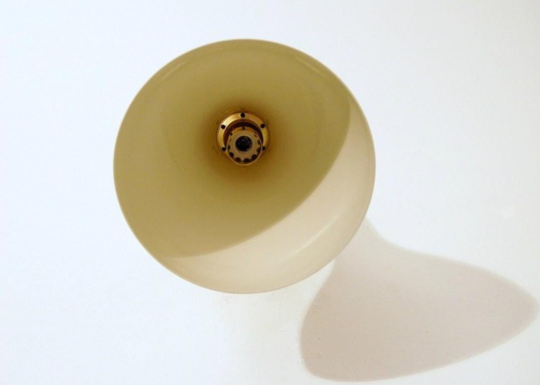 Italian Modern Brass and Enamel Wall Sconce by Fabio Ltd In New Condition In Los Angeles, CA