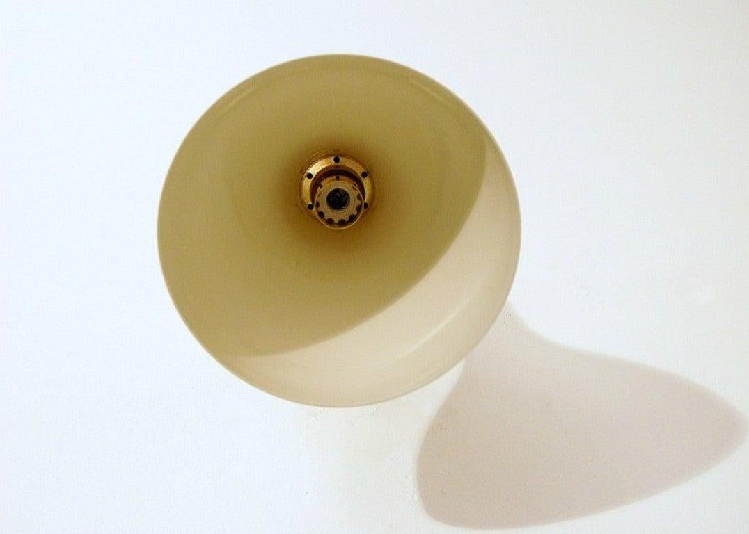 Italian Modern Brass and Enamel Wall Sconce by Fabio Ltd In New Condition In Los Angeles, CA
