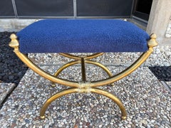 Banc moderne italien en laiton