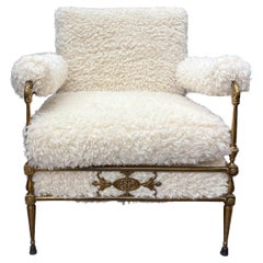 Italienischer moderner Chiavari Stuhl aus Messing