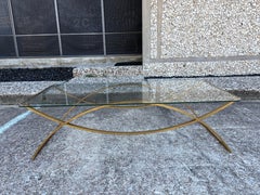 Italian Modern Brass Cocktail Table
