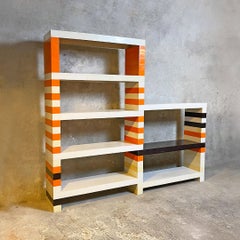 Italian Modern Brick System Bookcase by DDL Studio for Collezioni Longato 1970s