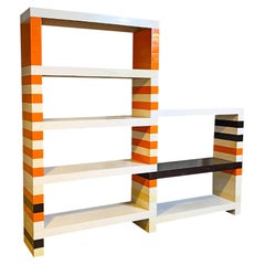 Italian Modern Brick System Bookcase by DDL Studio for Collezioni Longato 1970s