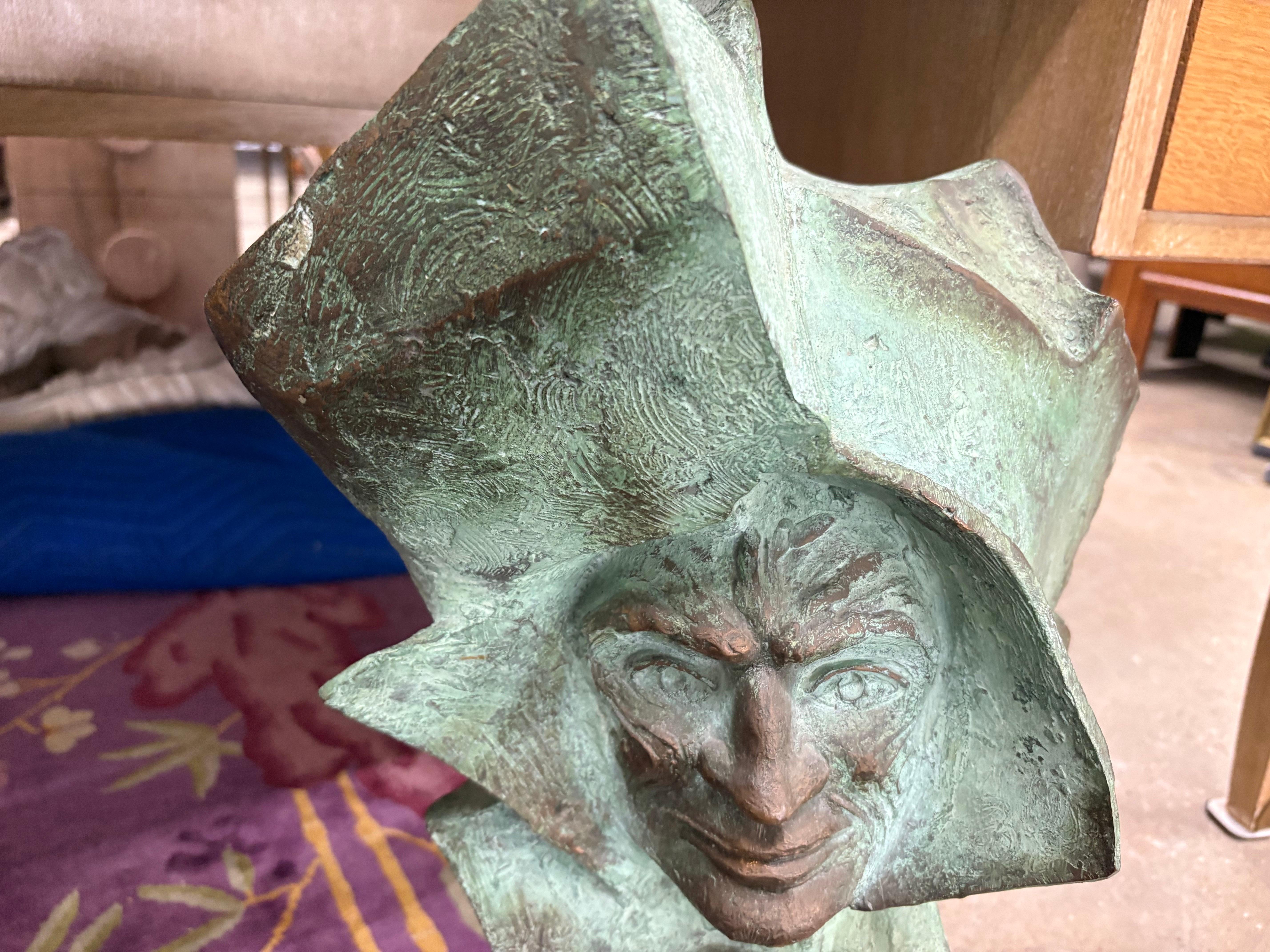 Busto moderno italiano in bronzo In condizioni buone in vendita a Houston, TX