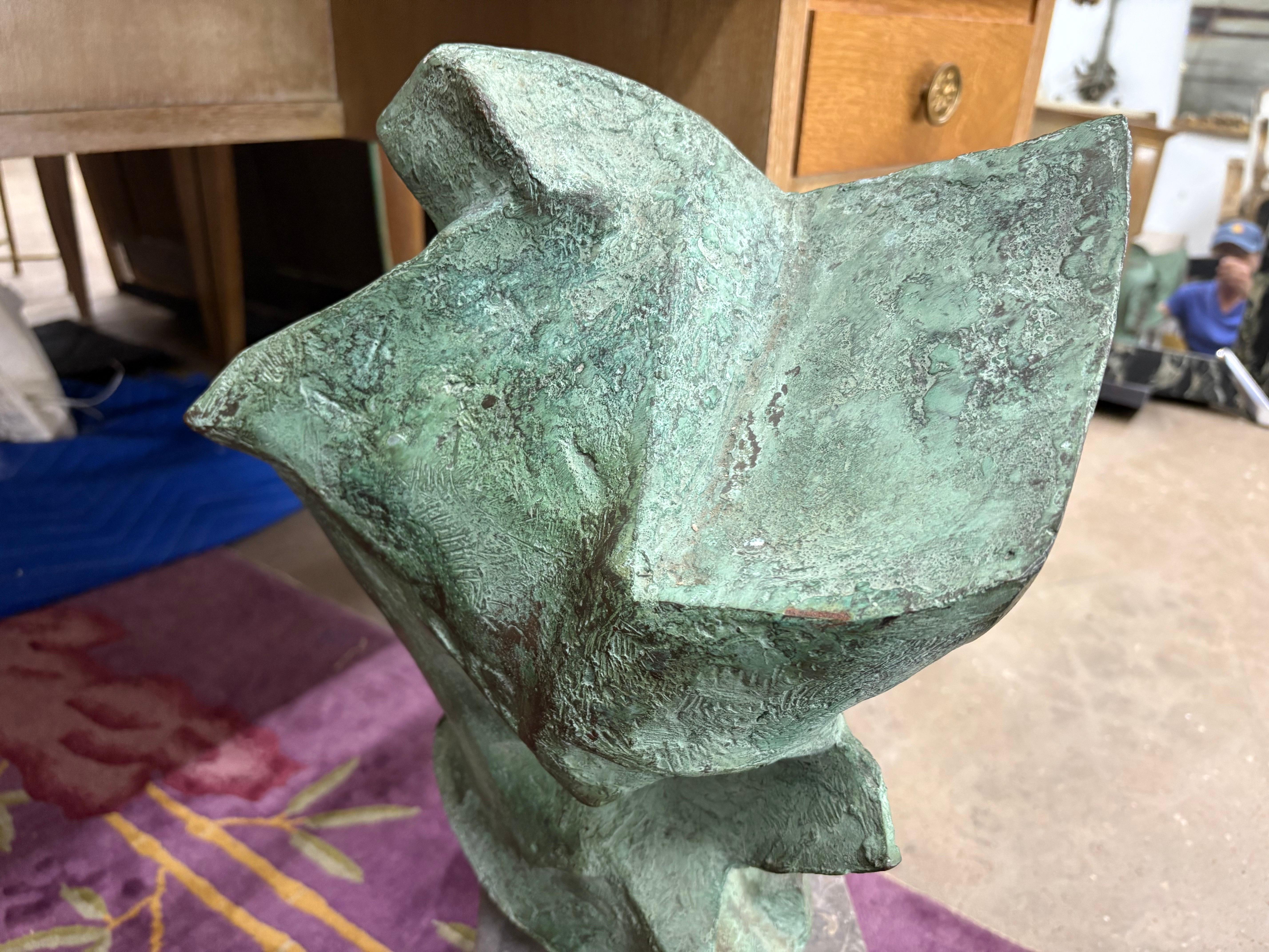 Busto moderno italiano in bronzo in vendita 1