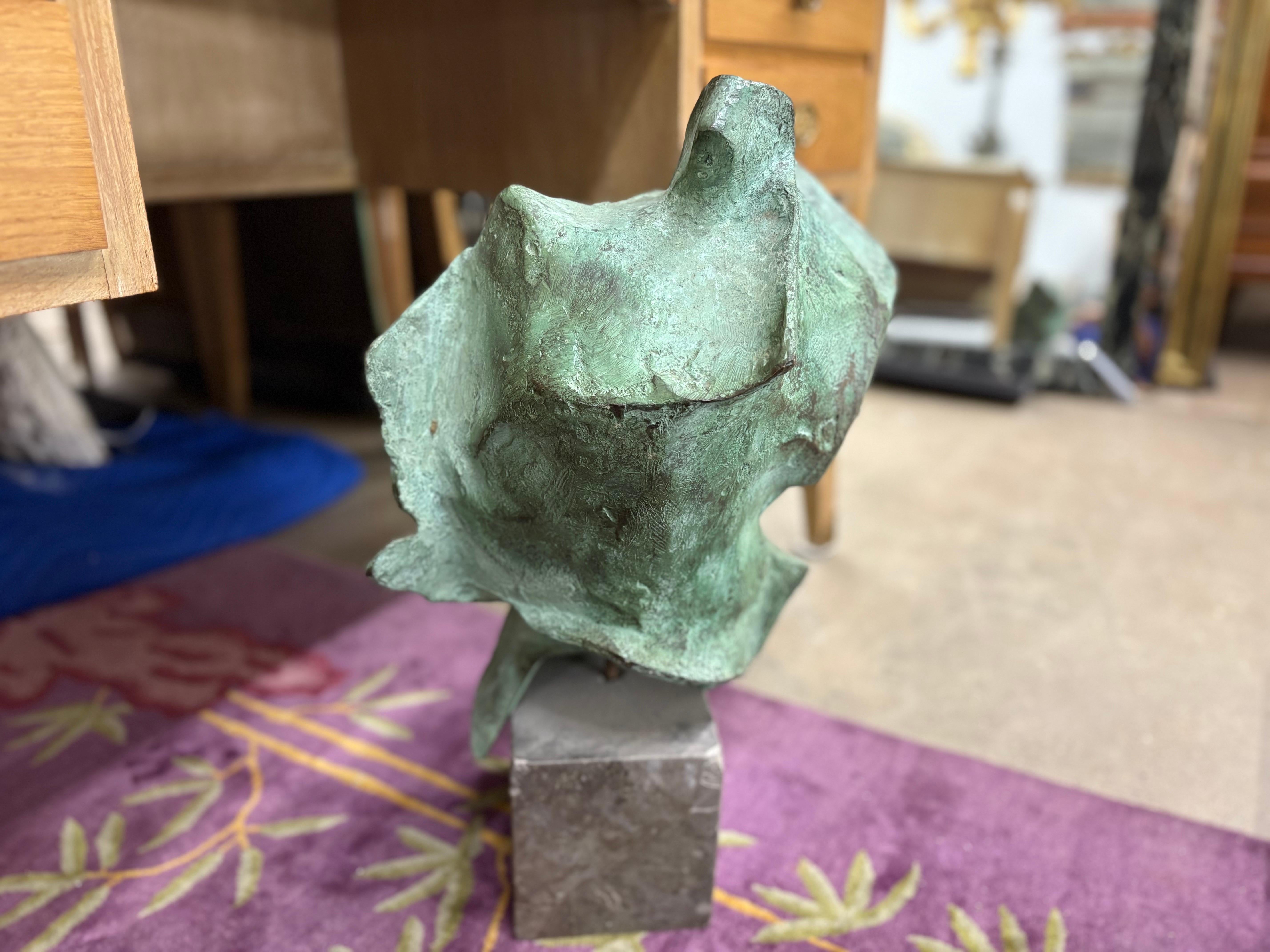 Busto moderno italiano in bronzo in vendita 2