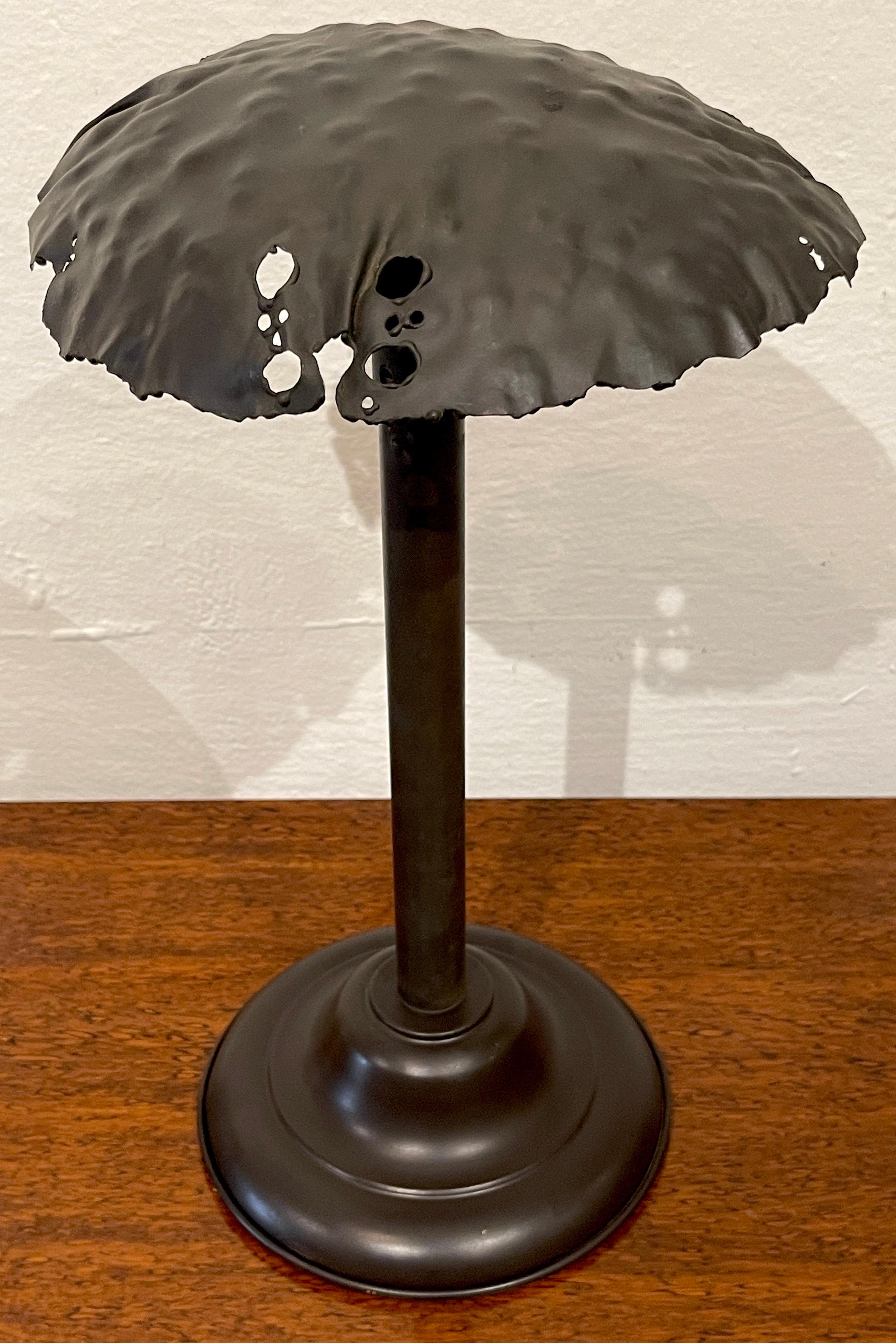 Italian Modern Bronze Mushroom Lamp For Sale 1