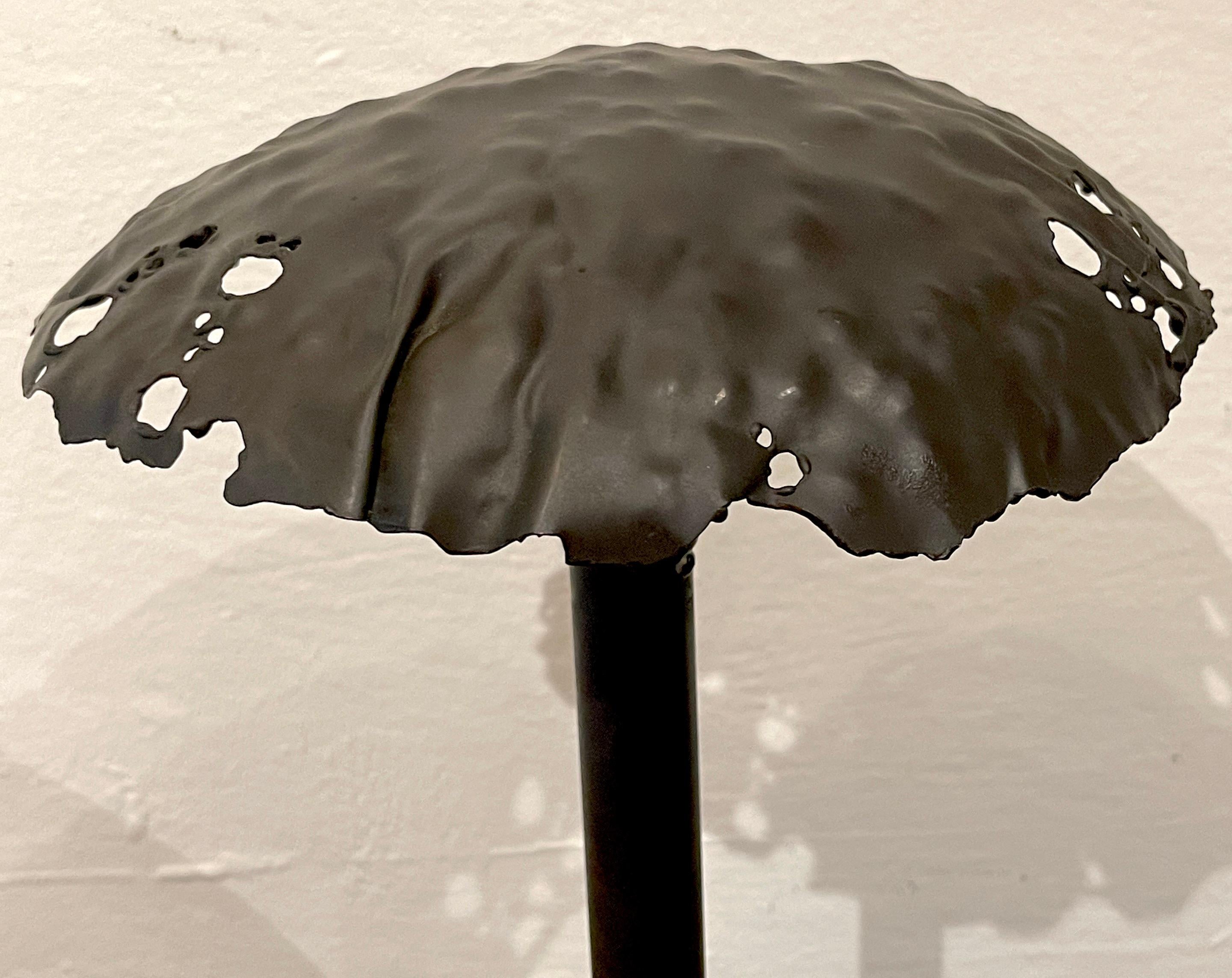 Italian Modern Bronze Mushroom Lamp For Sale 3