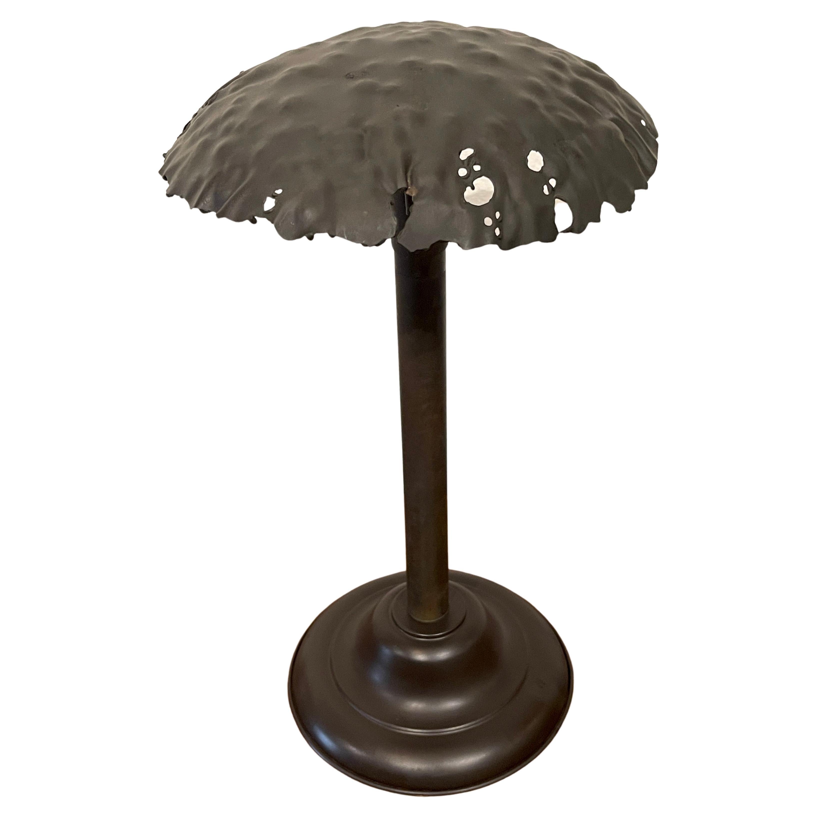 Italian Modern Bronze Mushroom Lamp