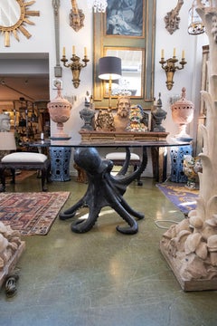 Italian Modern Bronze Octopus Center Table