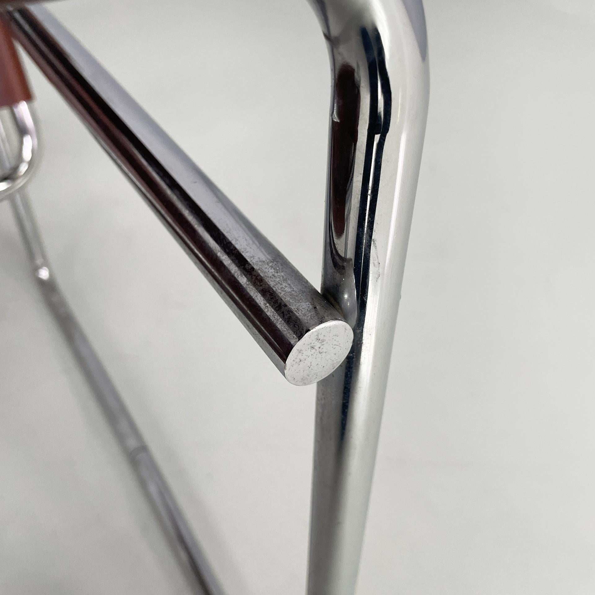 Sillones modernos italianos de color marrón Wassily de Marcel Breuer para Gavina, años 60 en venta 1