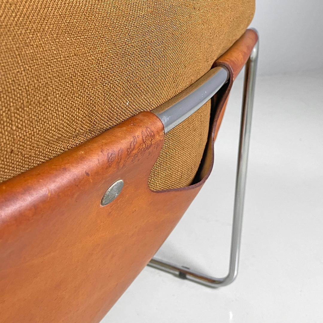 Sillón moderno italiano de tela marrón Compor S 72 de Gero para Mussi, años 70 en venta 4