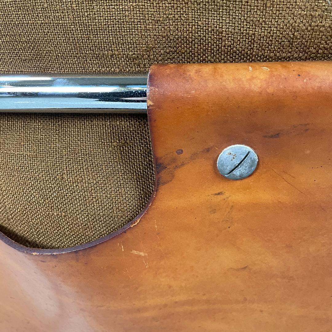 Sillón moderno italiano de tela marrón Compor S 72 de Gero para Mussi, años 70 en venta 7