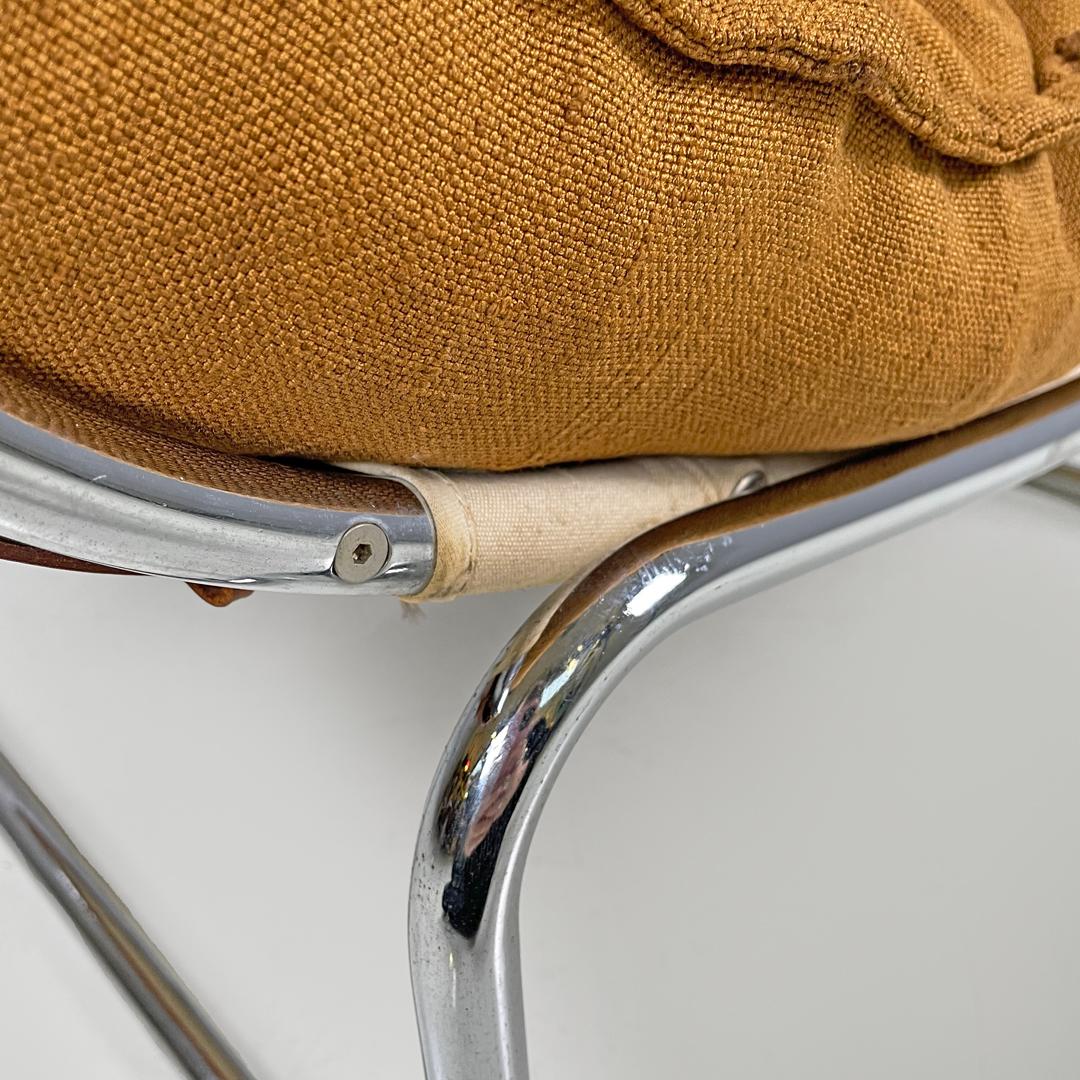 Sillón moderno italiano de tela marrón Compor S 72 de Gero para Mussi, años 70 en venta 12