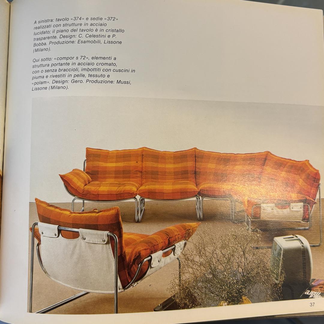 Sofá modular italiano moderno de tela marrón Compor S 72 de Gero para Mussi, años 70 en venta 13