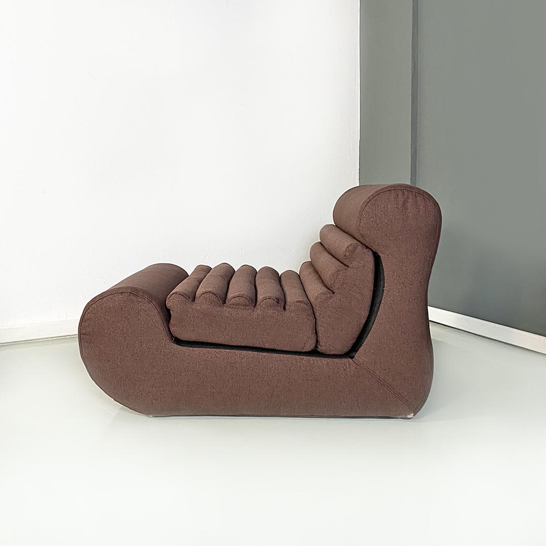 Canapé modulaire marron Carrera de style italien moderne par le groupe DDL pour BBB Bonacina, 1969 2