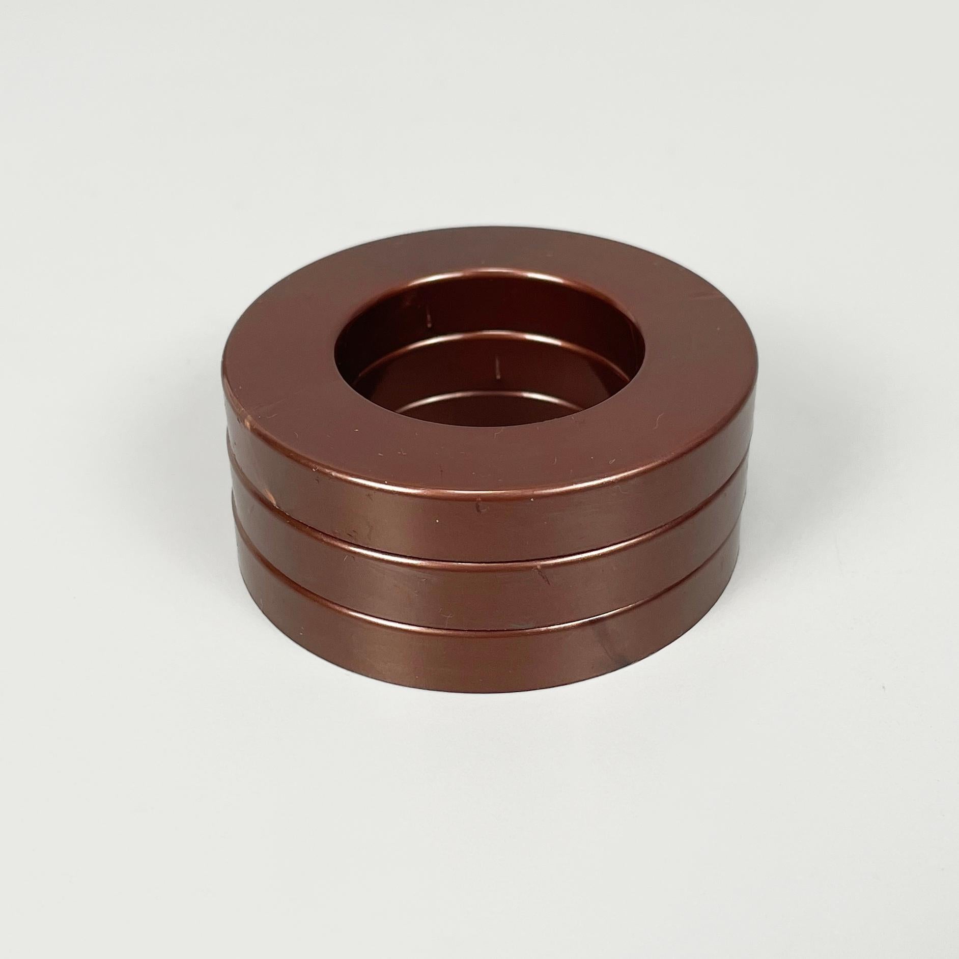Italian modern brown rings for perpetual wall calendar by Ring A Date, 2020s In Good Condition For Sale In MIlano, IT