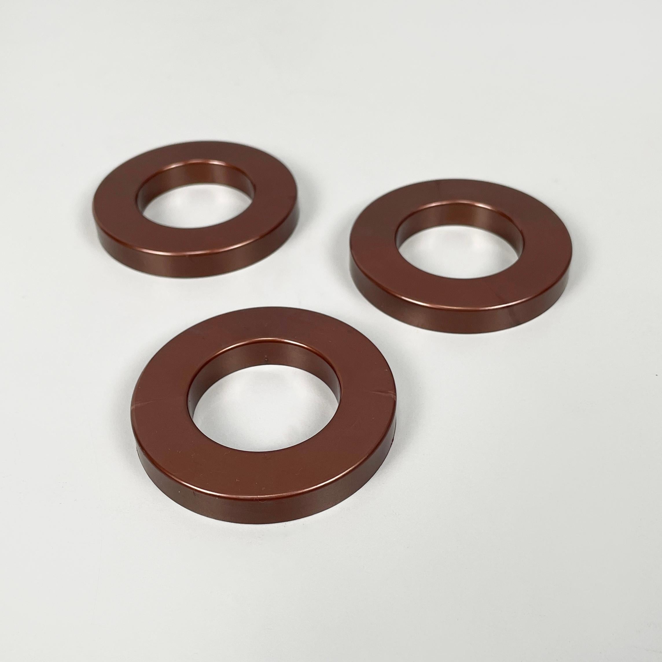 Contemporary Italian modern brown rings for perpetual wall calendar by Ring A Date, 2020s For Sale
