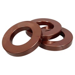 Italian modern brown rings for perpetual wall calendar by Ring A Date, 2020s