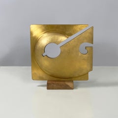 Italian modern brutalist Brass sculpture by Edmondo Cirillo, 1970s
