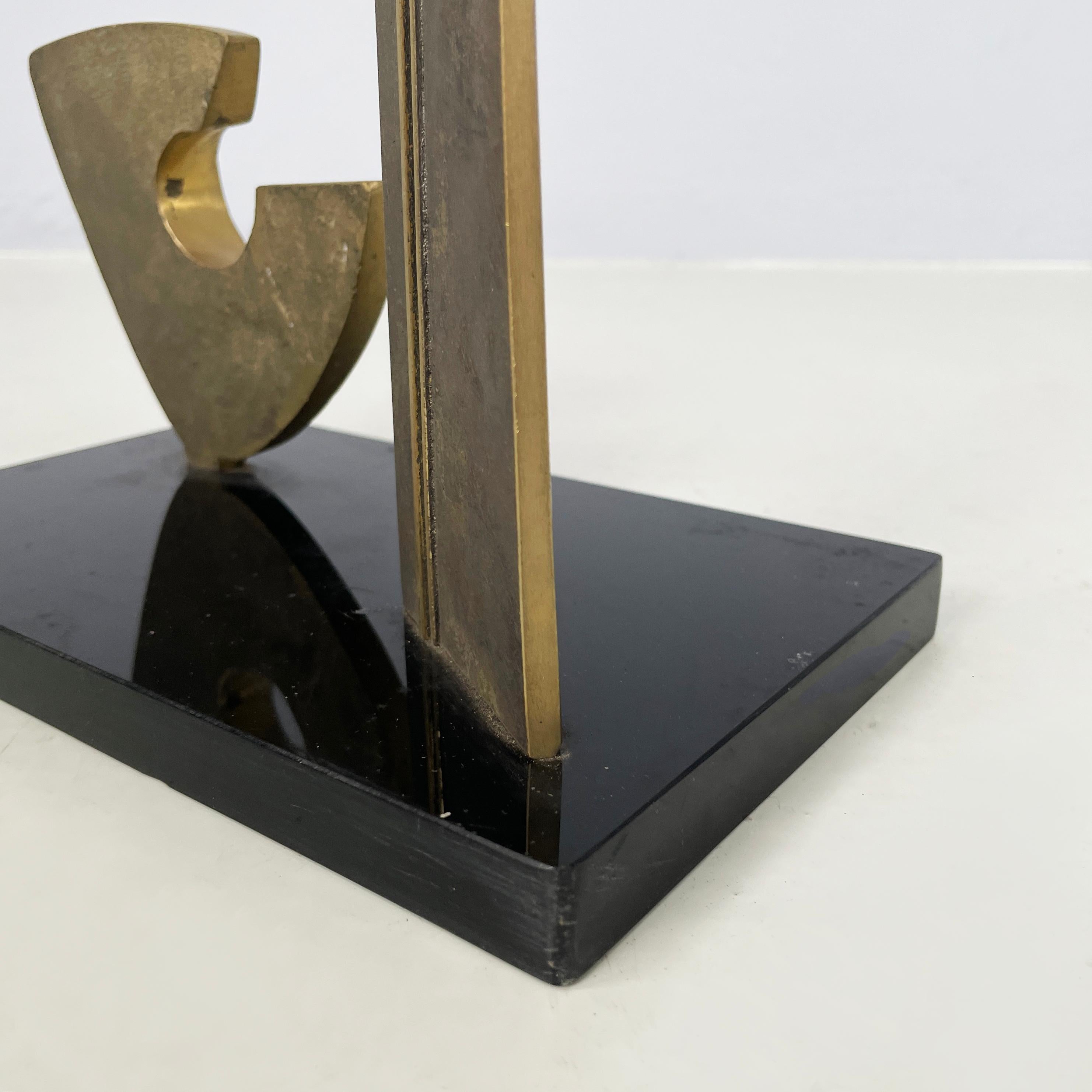 Sculture in ottone in stile Brutalista moderno italiano di Edmondo Cirillo, 1982 in vendita 3