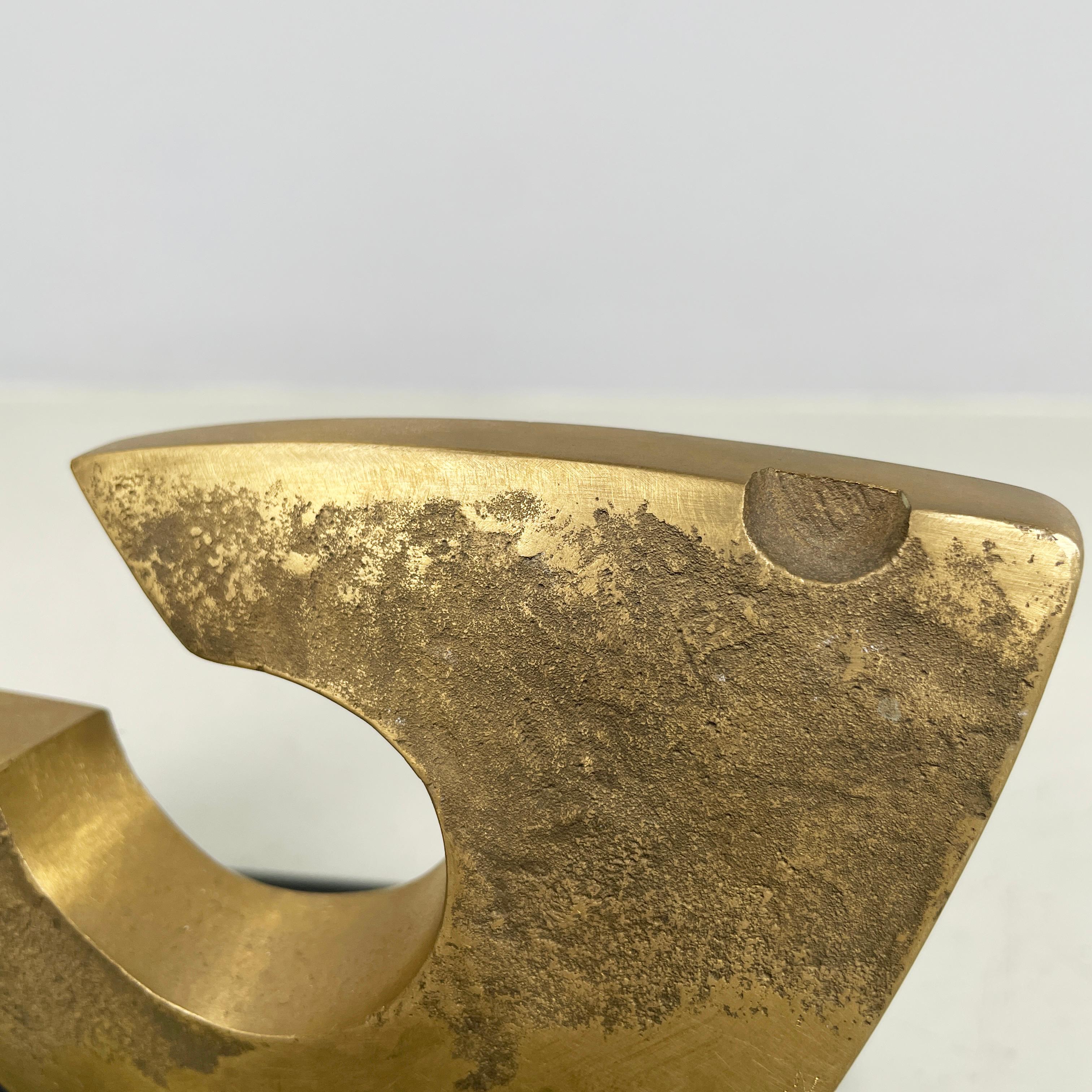 Sculture in ottone in stile Brutalista moderno italiano di Edmondo Cirillo, 1982 in vendita 6