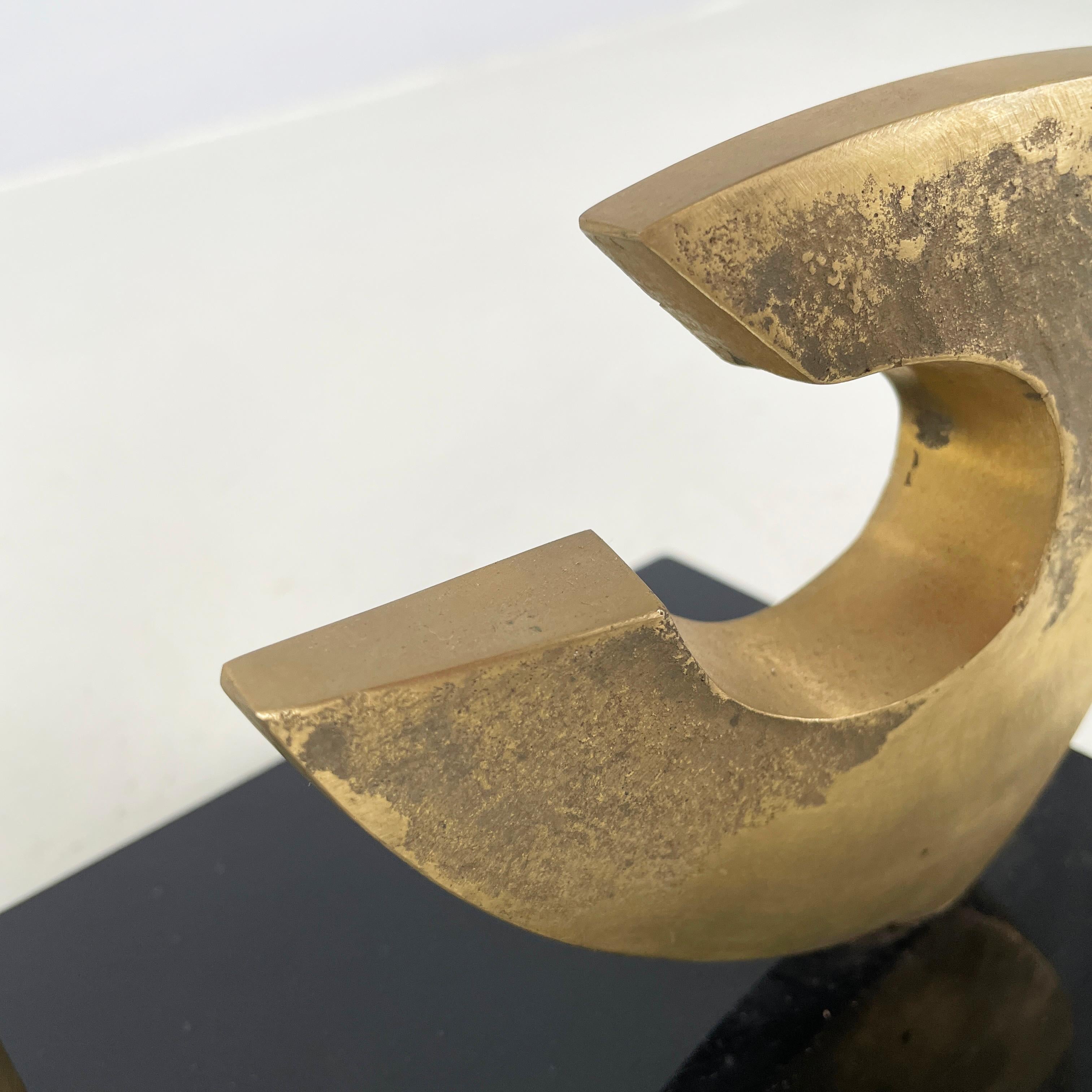 Sculture in ottone in stile Brutalista moderno italiano di Edmondo Cirillo, 1982 in vendita 7