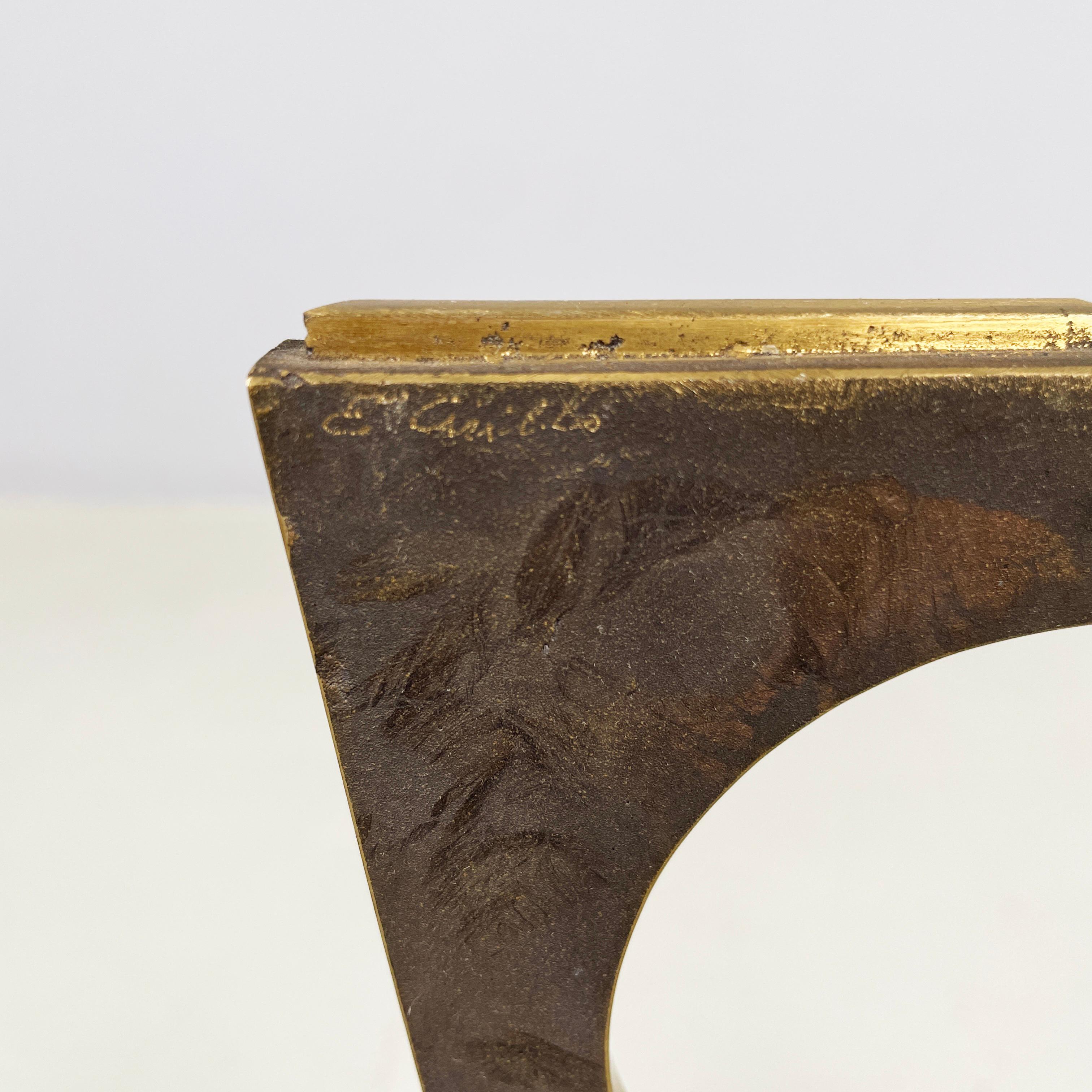Sculture in ottone in stile Brutalista moderno italiano di Edmondo Cirillo, 1982 in vendita 11