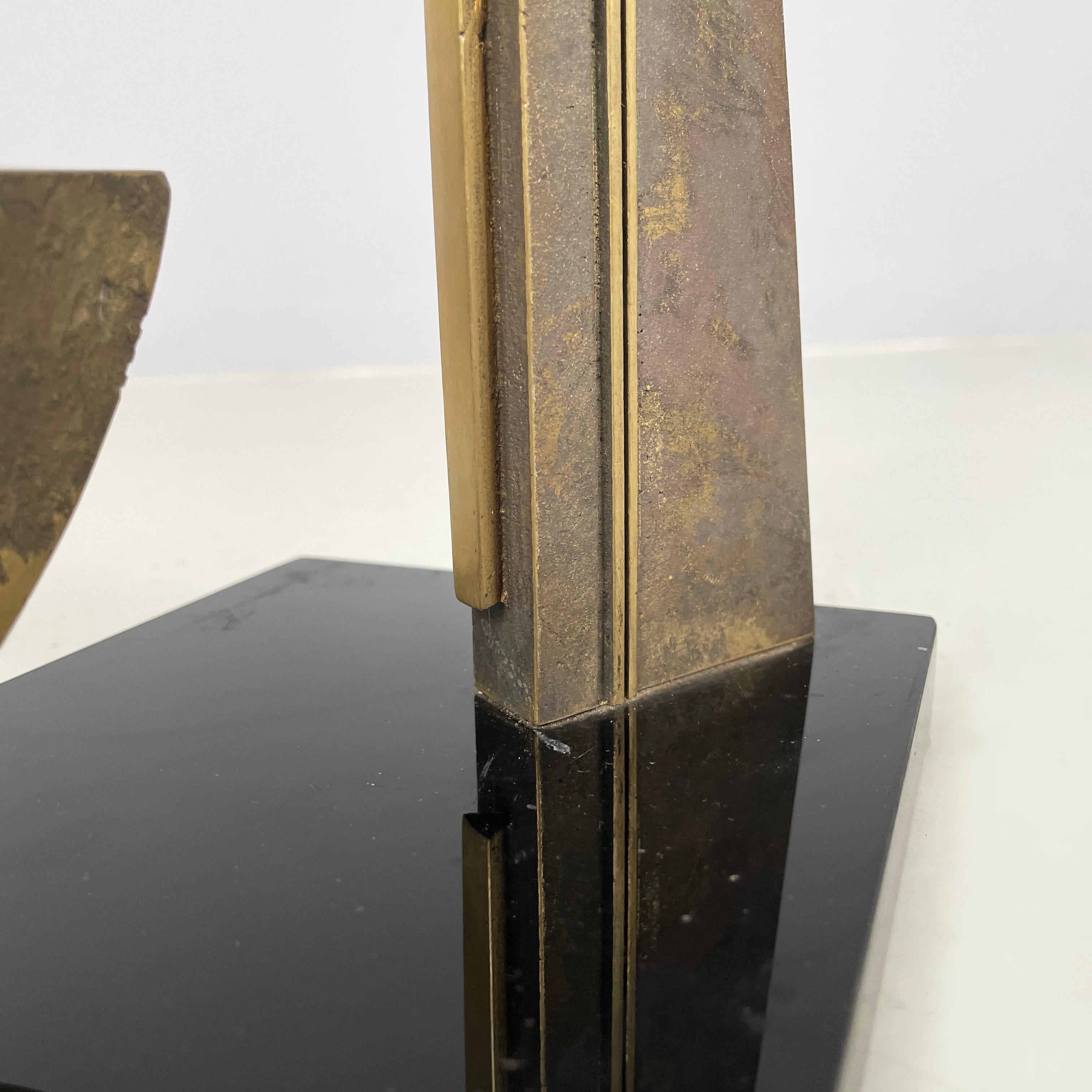Sculture in ottone in stile Brutalista moderno italiano di Edmondo Cirillo, 1982 in vendita 1