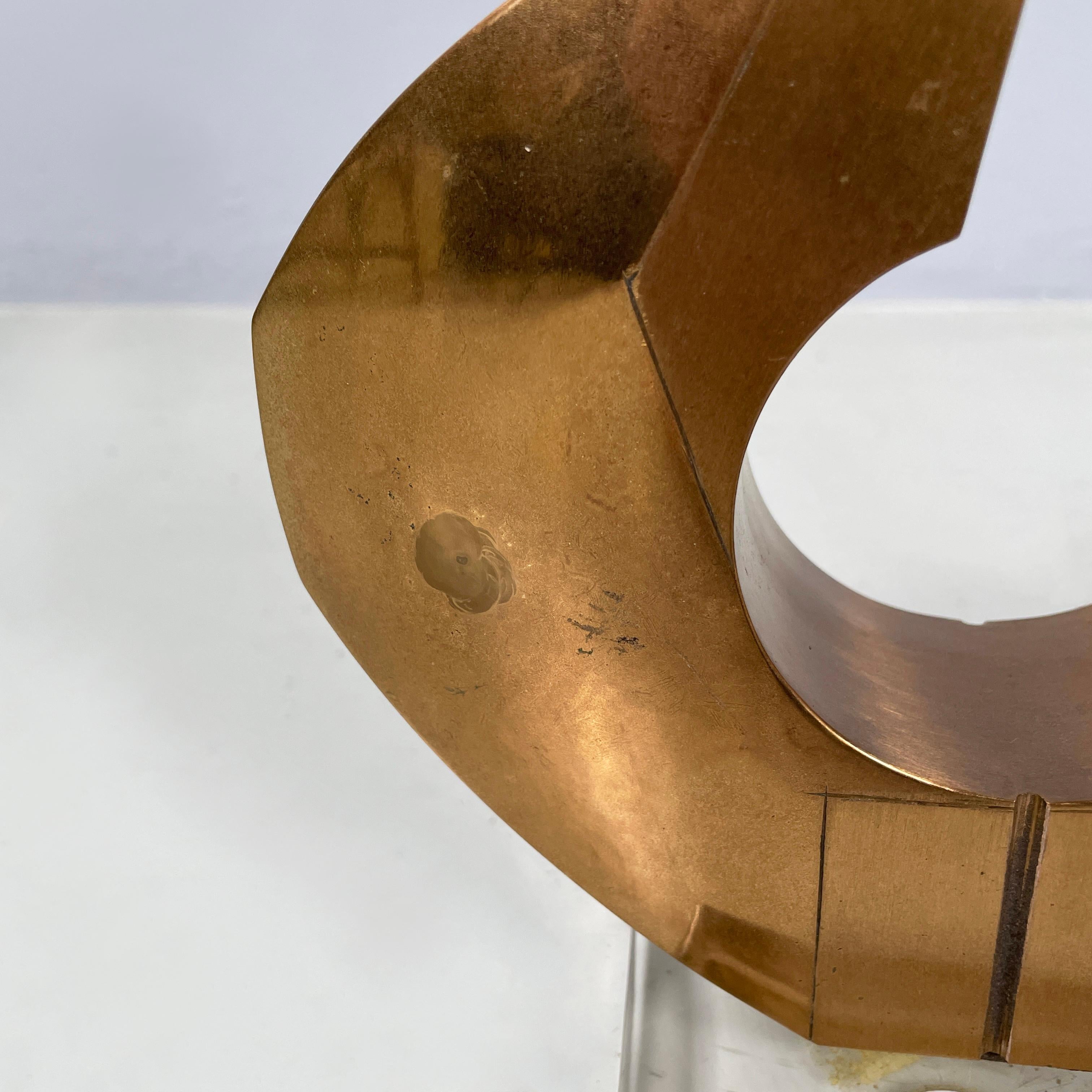Scultura in bronzo in stile brutalista moderno italiano di Edmondo Cirillo, anni '70 in vendita 3