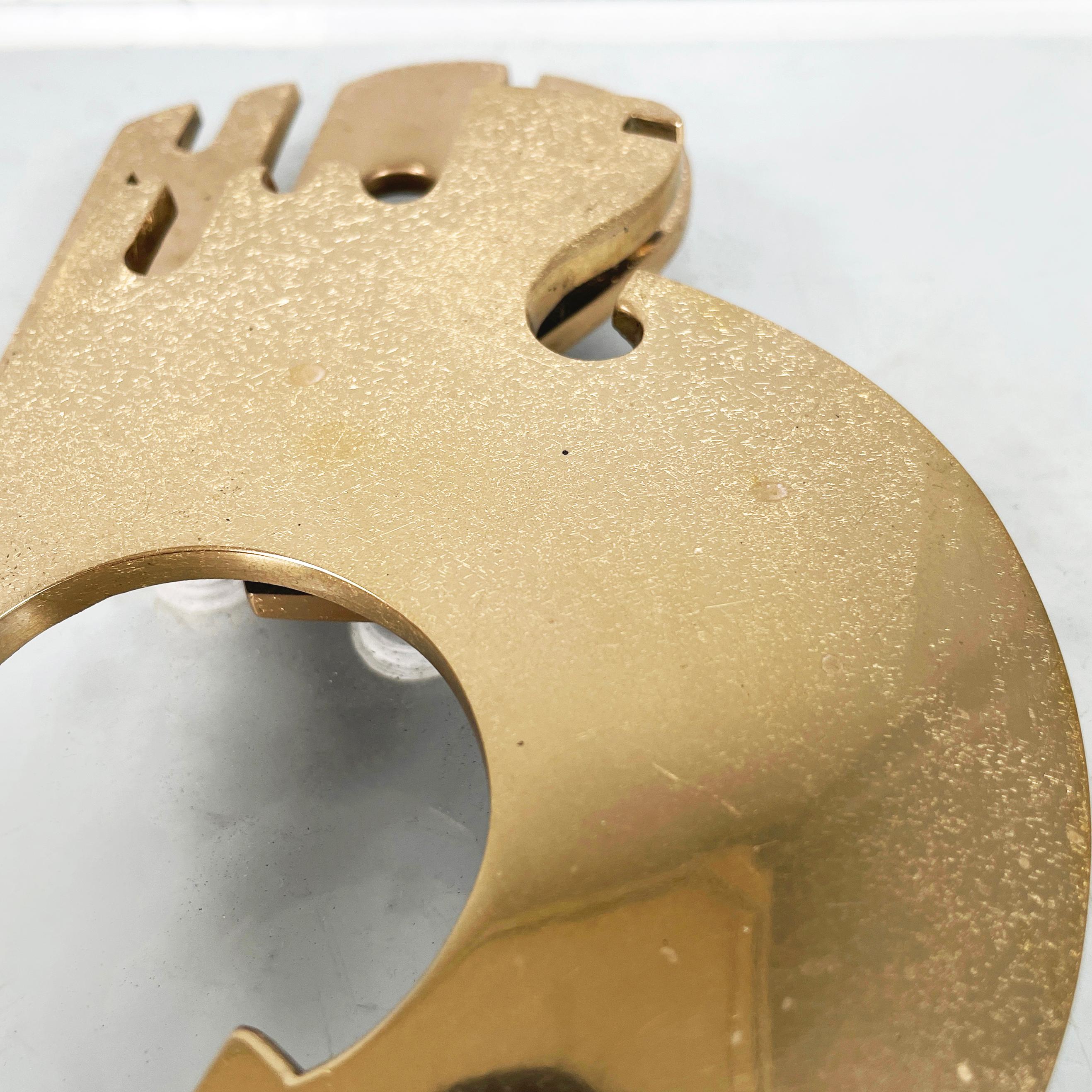 Italian modern Brutalist style Bronze sculpture by Edmondo Cirillo, 1970s For Sale 7