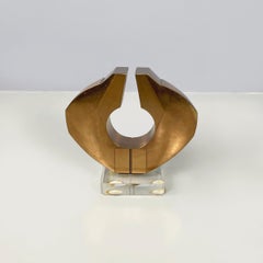 Italian modern brutalist style Bronze sculpture by Edmondo Cirillo, 1970s