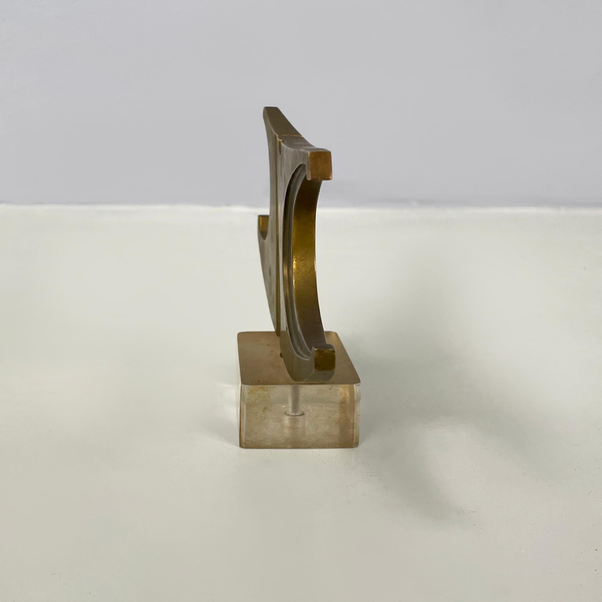 Italian modern Brutalist style Bronze sculpture by Edmondo Cirillo, 1970s In Good Condition For Sale In MIlano, IT
