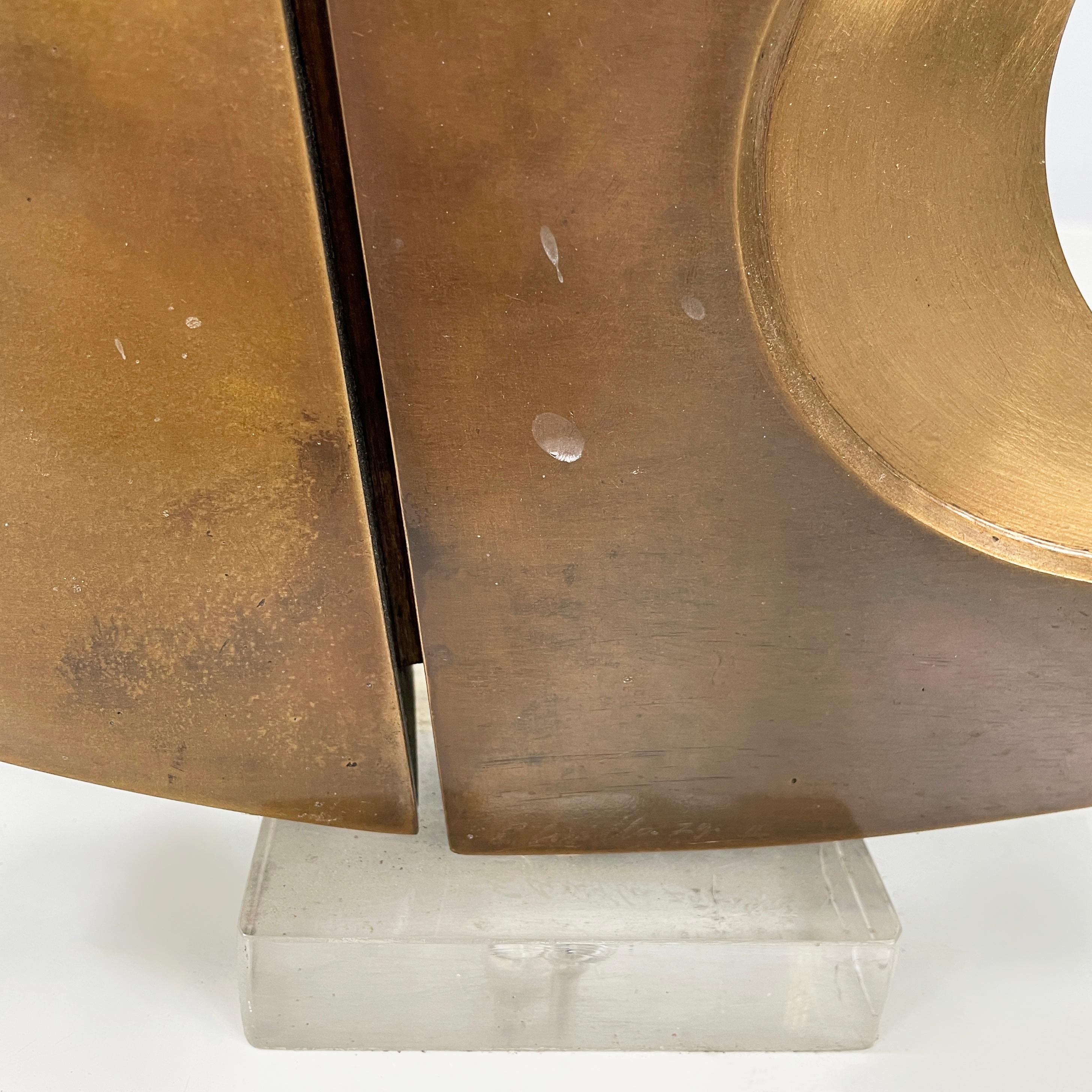 Sculpture italienne moderne brutaliste en bronze d'Edmondo Cirillo, 1972 en vente 5