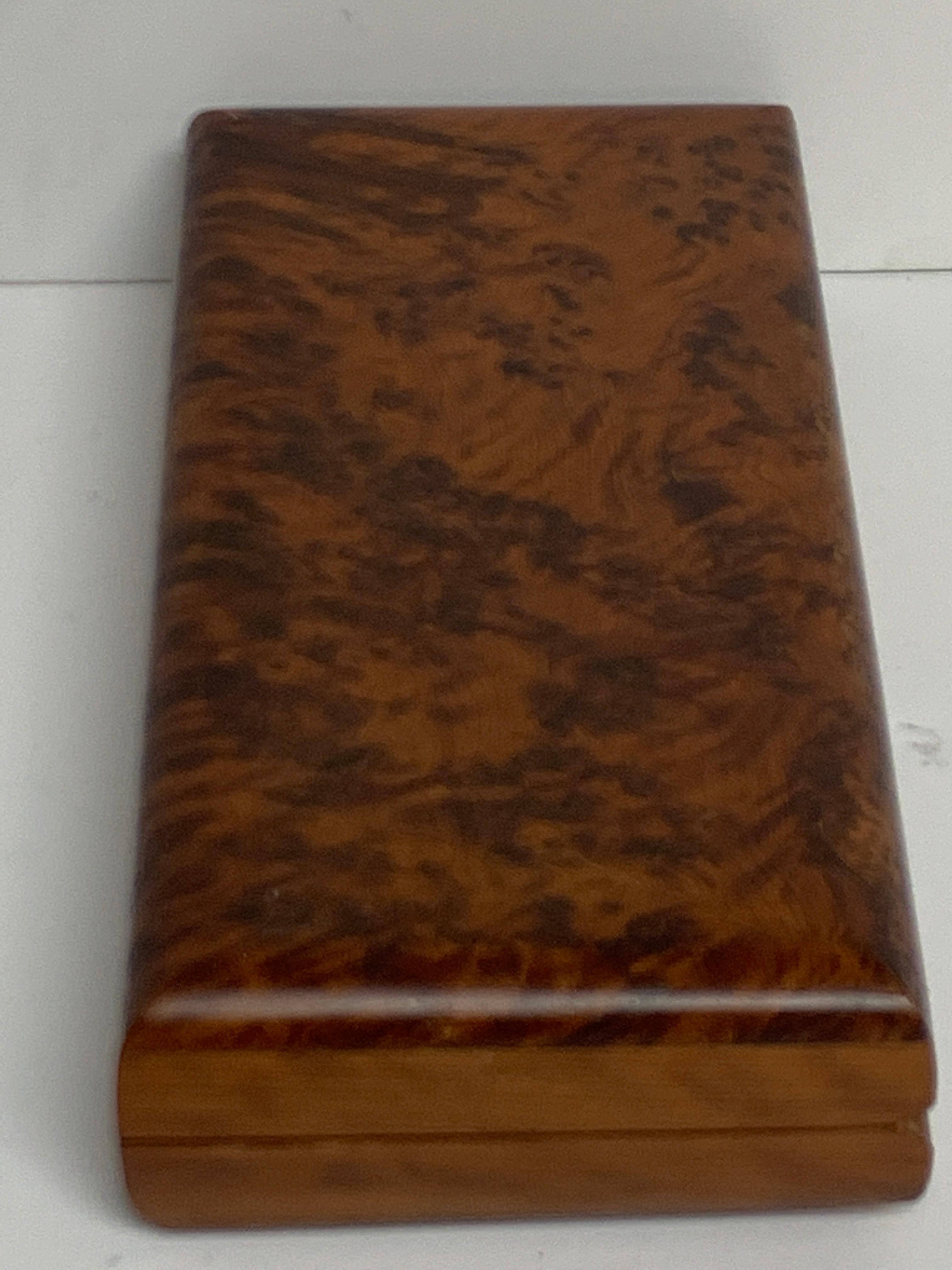 Italian Modern Burl Table Box 4