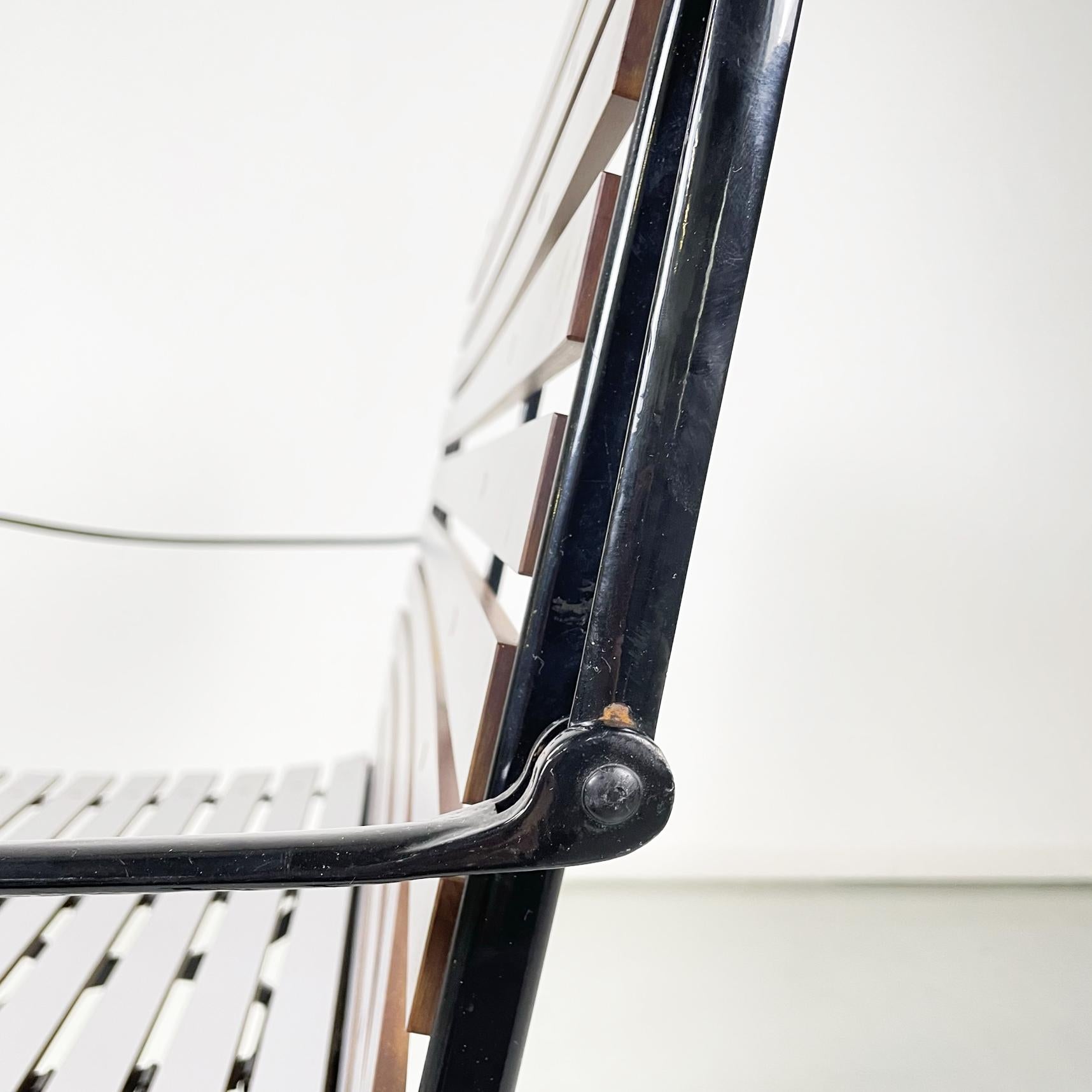 Italian Modern Camilla Bench with Armrests by Achille Castiglioni Zanotta, 1984 8