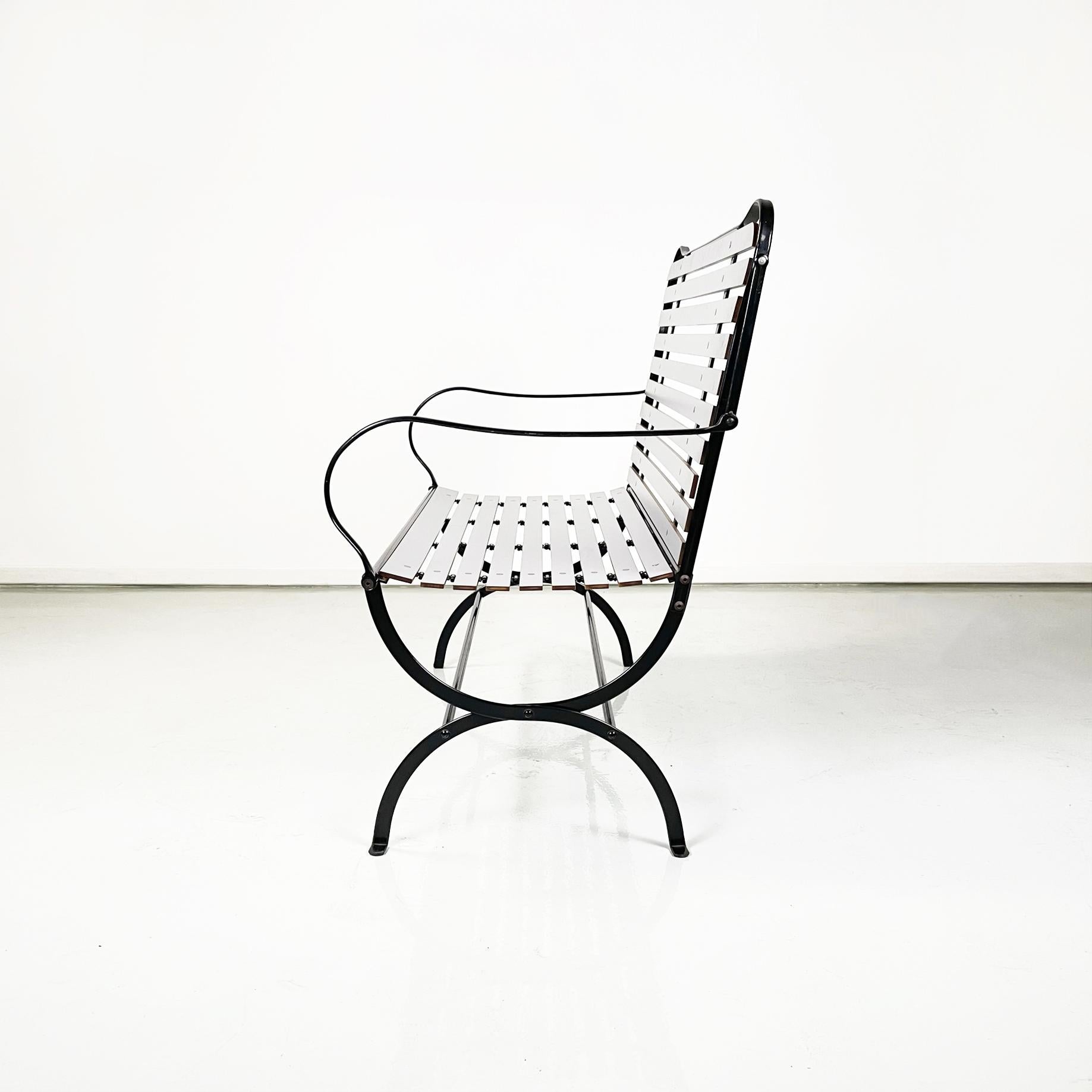 Italian Modern Camilla Bench with Armrests by Achille Castiglioni Zanotta, 1984 In Good Condition In MIlano, IT