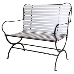 Italian Modern Camilla Bench with Armrests by Achille Castiglioni Zanotta, 1984