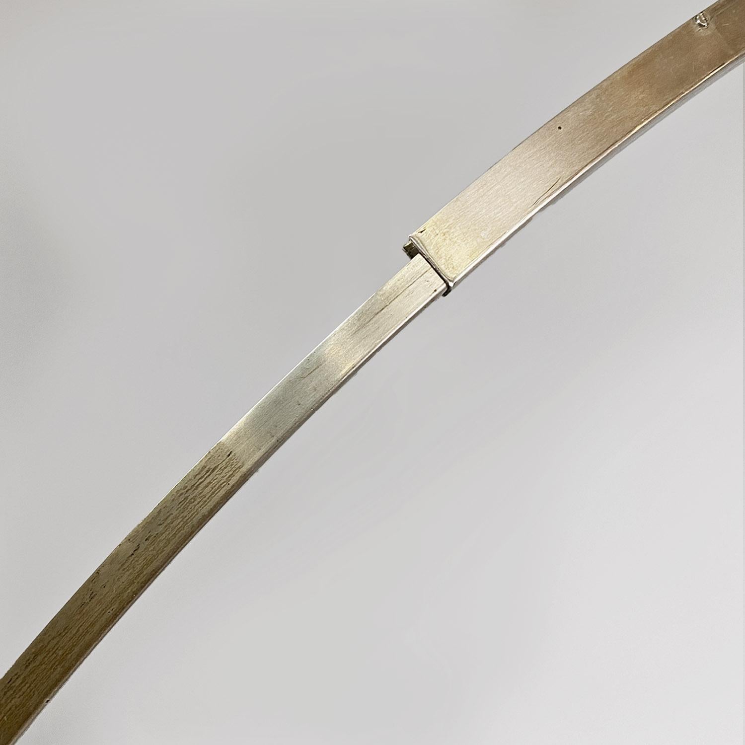 Moderne italienische Stehleuchte Arco aus Carrara-Marmor und Metall von Castiglioni's, Flos 1962 im Angebot 6