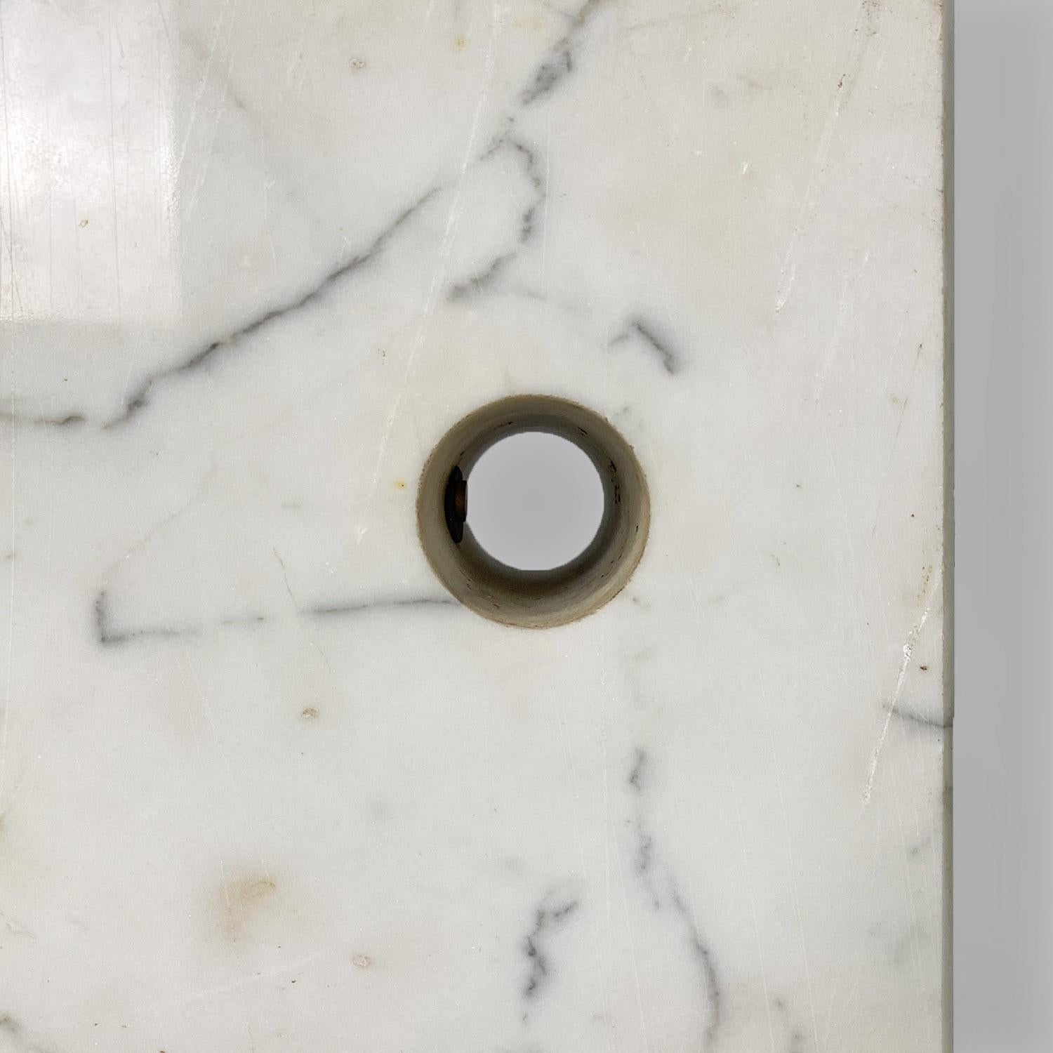 Moderne italienische Stehleuchte Arco aus Carrara-Marmor und Metall von Castiglioni's, Flos 1962 im Angebot 11