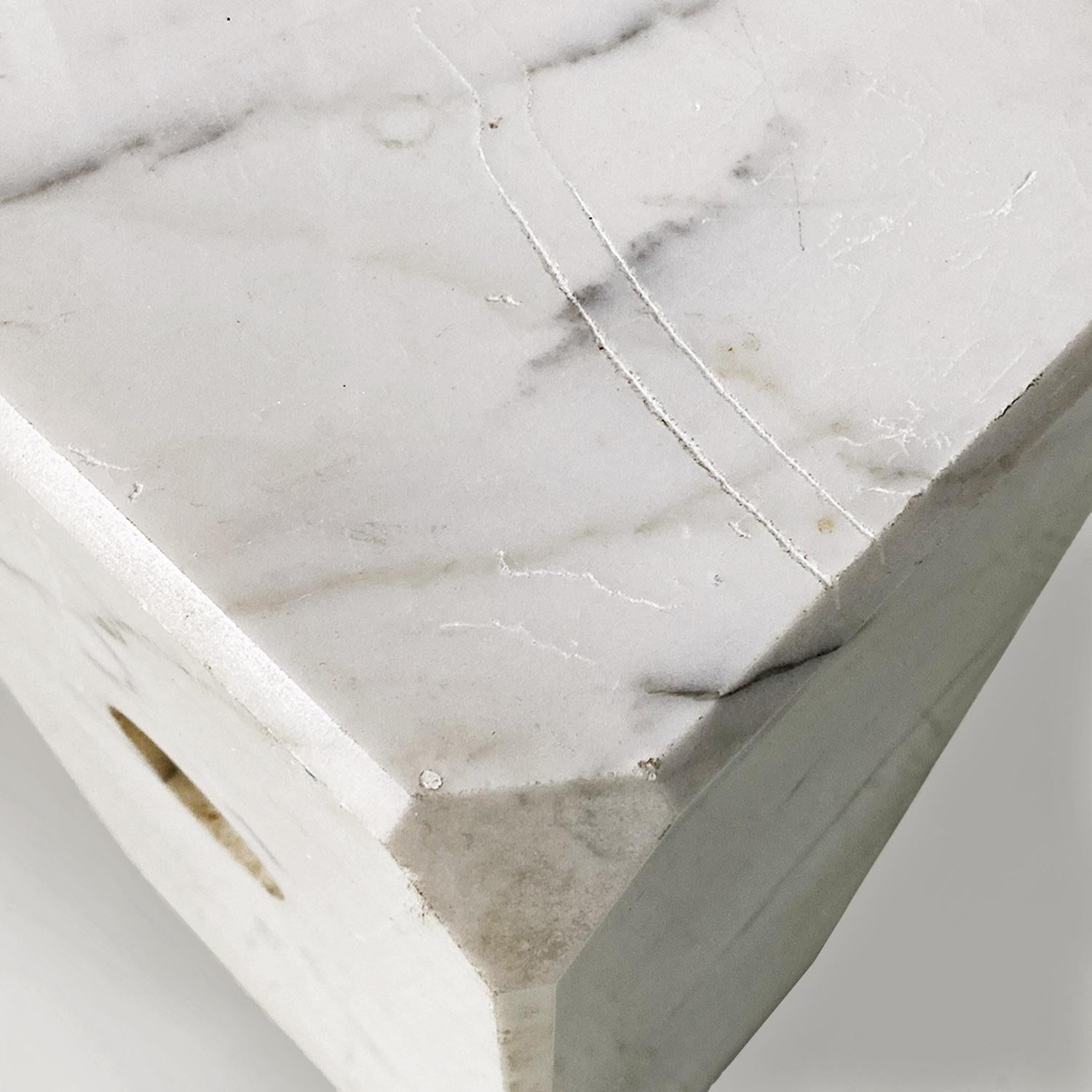 Moderne italienische Stehleuchte Arco aus Carrara-Marmor und Metall von Castiglioni's, Flos 1962 im Angebot 14