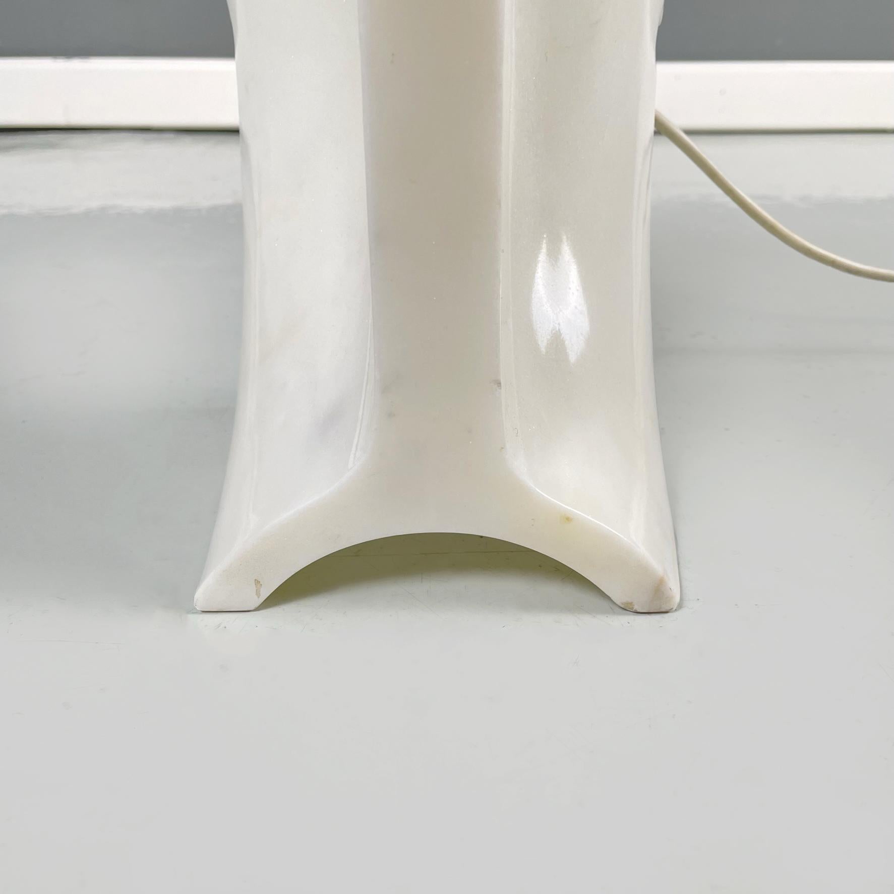 Italian Modern Carrara Marble Table Lamp Biagio by Tobia Scarpa for Flos, 1970s For Sale 8