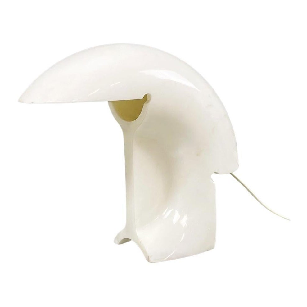 Italian Modern Carrara Marble Table Lamp Biagio by Tobia Scarpa for Flos, 1970s