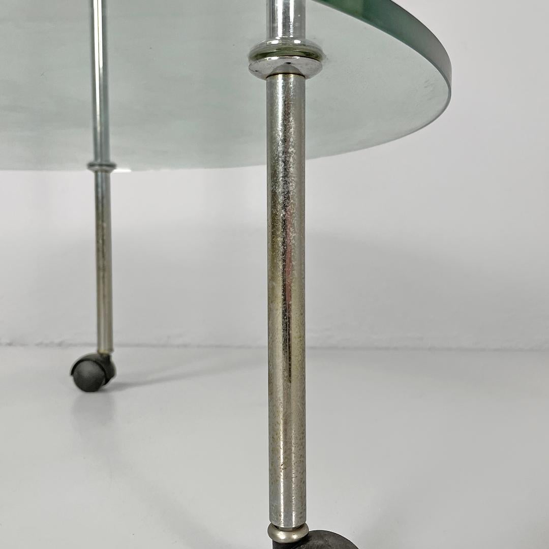 Italienische moderne Wagen T6 transparentem Glas Tops Luigi Caccia Domini Azucena, 1970er Jahre im Angebot 9