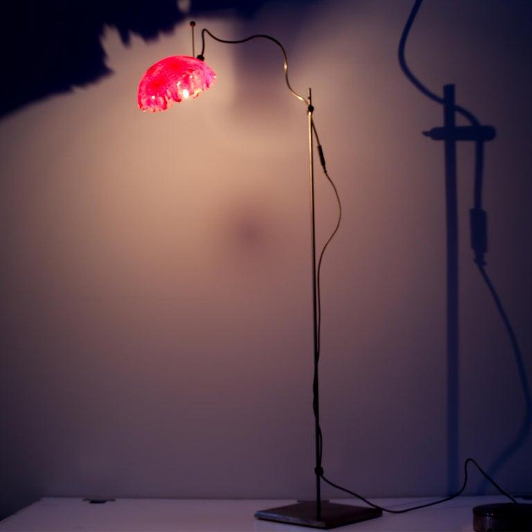 Contemporary Italian Modern Catellani&Smith Red Table Lamp, 2004 For Sale