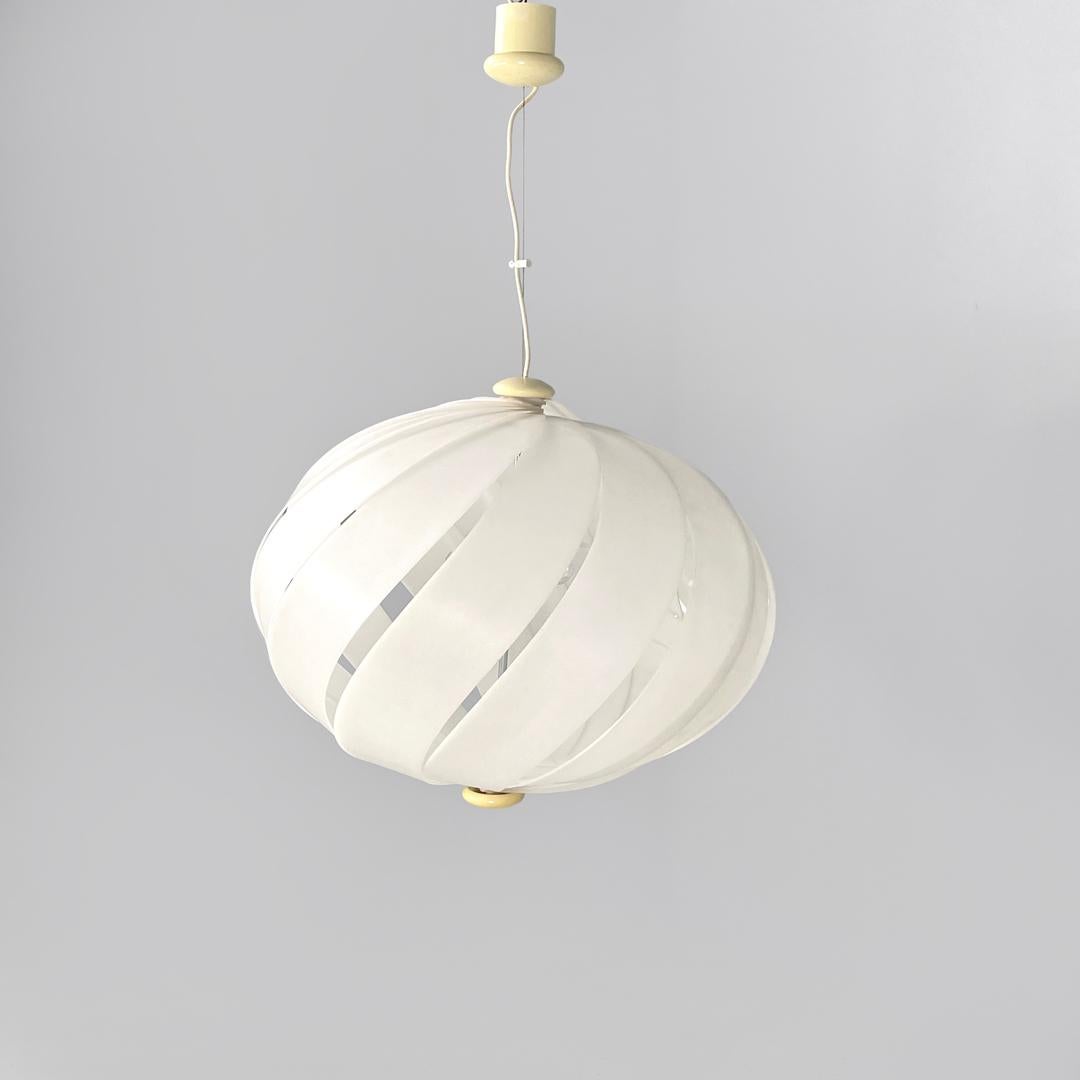 Late 20th Century Italian modern ceiling lamp Alicante Emanuele Ponzio for Harvey Guzzini, 1970s For Sale